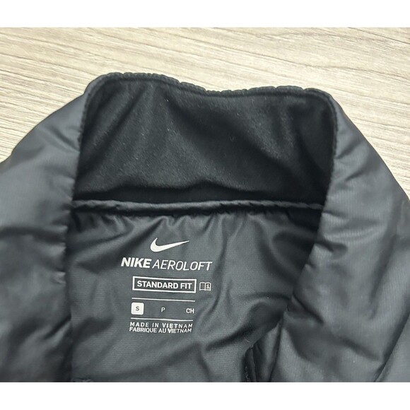 Nike Aeroloft Down Puffer Vest Women Black Golf Running lightweight quilt small - Picture 3 of 8